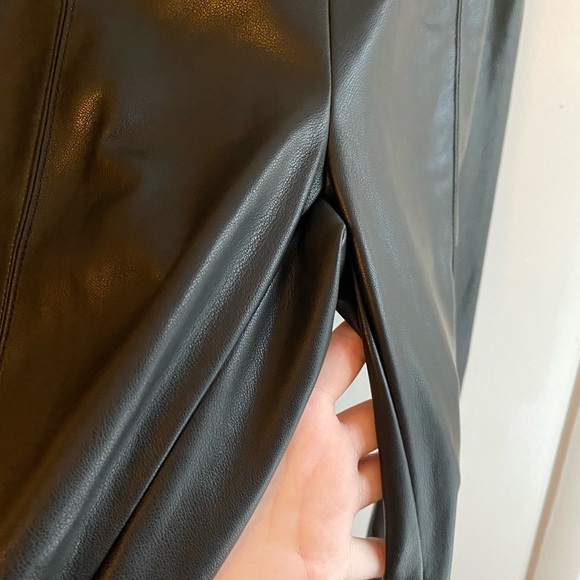 Black faux leather Pants size small - Picture 6 of 6